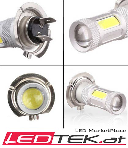 H7 LED-Lampen Weiss, Nebelscheinwerfer LED