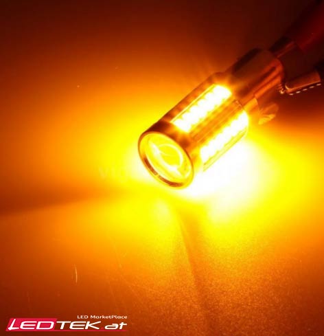 4 x BAU15S / PY21W LED Gelb Blinker C – -LED Leuchten MarketPlace