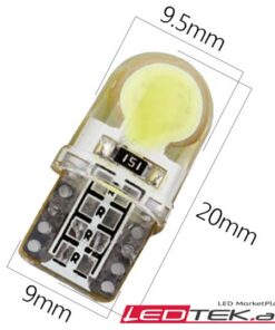 2 x T10/W5W 2W LED COB PKW Lampen Gelb