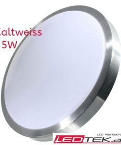 Deckenlampe ZENO 15W LED Kaltweiss Silber Rand