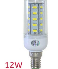 12W E14-LED-Lampe Weiss