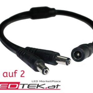 1 auf 2 Buchse Stecker DC 12V