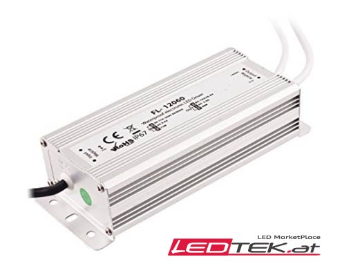 Netzteil Trafo Driver LED 60W 5A 220V 12VDC Wasserdicht Streifen –  -LED Leuchten MarketPlace