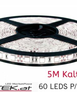 LED Streife Strip Kaltweiss 5m DC 12V IP65 Wasserfest