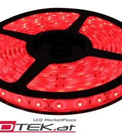 LED Streife Strip Rot 5m DC 12V IP65 Wasserfest